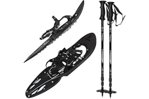 ‎ALPIDEX Alpidex snow shoes 29 inch shoe size UK 5-14 to 140 kg climbing aid carry bag optional poles