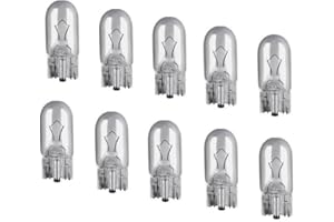 Unbekannt 10-teilig.W5W Kummert Business Standlichtlampen, 12 V 5 Watt, Ausführung 2,1 x 9,5 d, Glassockellampen, 10x W 5W mit E-Prüfzeichen.