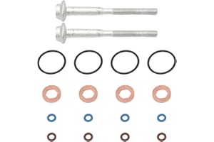 GNXfixt 4x Set Juntas + 2x Set Tornillos para Inyector Compatible 1.6 TDI CAYB CAYC CAYA CAYE CAYD CLNA