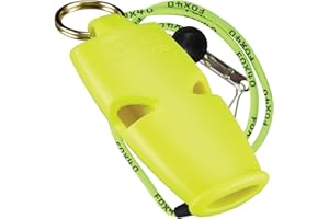 Fox 40 mikro gwizdek bezpieczeństwa z liną zabezpieczającą przed odrywaniem neonowy od Fox 68