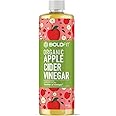 Boldfit Apple Cider Vinegar with the Mother & Vitamin C, Probiotics, Unfiltered & Unpasteurized Supports Gut Health & Healthy Hair & Skin -1000ml