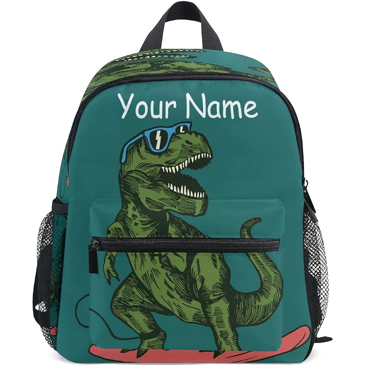 Sac De Gym Enfant HECKBO Motif Dinosaure - 40x32cm - Polyester-Coton - École, Sport, Voyage - Lavable Et Résistant