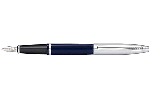 CROSS Croix Calais Bleu, stylo plume stylet moyen – Cadeau at0116 – 3 MS