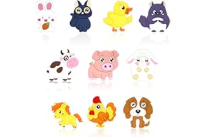 TOVBMUP 10 Magnete Kinder für Magnettafel,Magnete Kinder, Kühlschrankmagnete Kinder,Magneten Kinder Spielzeug,Magnete Kinder ab 1 Jahr, EIN Geschenk Magneten Kinder Spielzeug Der Erziehung