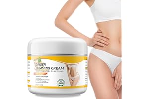 HXTMKT Fat Burning Ginger Cream, Ginger Firming Cream Anti Cellulite, Hot cream for Cellulite Belly Fat Burner and Tightening, Body Slimming Weight Loss Workout Sweat Enhancer for Women Men 100g