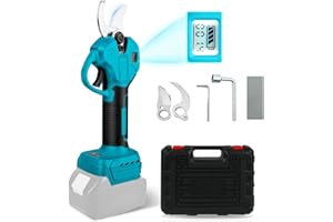 tivekeo Coupe-branches électrique compatible avec Makita 18 V, ouverture maximale 45 mm, diamètre de coupe 30 mm, écran LCD, moderne, MK# 45 mm