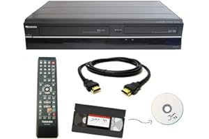 Toshiba Enregistreur VHS vers DVD, magnétoscope Combo avec télécommande, HDMI