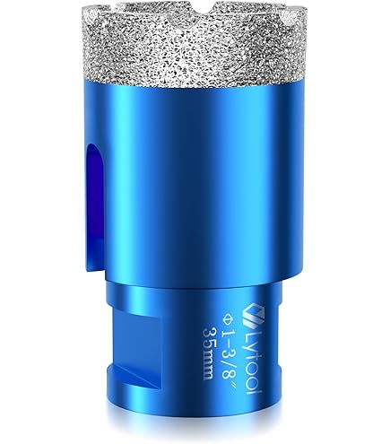 S&R Professionele diamanttegelboor, 38 mm, gatzaag voor tegels, M14 schroefdraad, diamantboor, tegels, vacuüm gesoldeerde boorkroon, haakse slijper voor keramiek, fijn steengoed, graniet, marmer