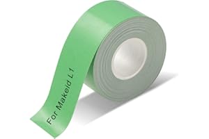 ASHYLE Qutie Etichette Adesive Termiche - Produzione Originale, 15mm Compatibile con PRT Qutie & MakeID L1 Etichettatrice, Impermeabile Per la Casa, i Vasi da Cucina, io Stoccaggio in Ufficio, 4M Lungo
