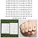 Tattify Funny Knuckle Temporary Tattoos - Knuckle Deep (Set of 17)