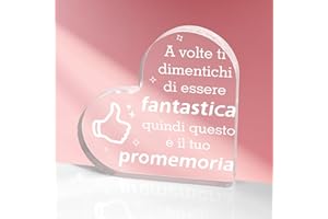 FAJUXIS Regalo Amica Compleanno,Idee Regalo Donna Compleanno,Regalo Uomo Compleanno,Ornamenti Decorativi,Regali Di Coppia,Festa Del Papa Idee Regalo Mamma,Cordata