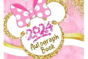 Autograph Book 2024: Vacation Trips with Children . Character Signature Trips to Adventure Theme Parks,Album photo For Kids, Girls & Boy