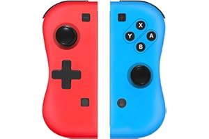 JeckBin Switch Controller, Wireless Joystick Controllers Replacement for Switch/OLED/Lite, 6-Axis Gyroscopes/Dual Vibration,No Drift, Rechargeable, Quick Connection