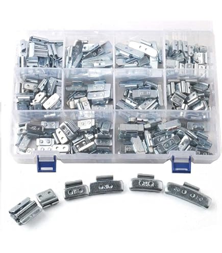 Lot De Poids D'équilibrage Roues - 6 Kg (1200 X 5 G) - Acier Galvanisé Et Plastifié - Pour Jantes Aluminium
