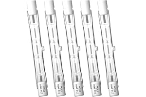 Klarlight R7s 78 mm halogenlampor 150 W, varmvit, 2 800K, typ J dimbar glödlampa, linjär projektorlampa med dubbla ändar för