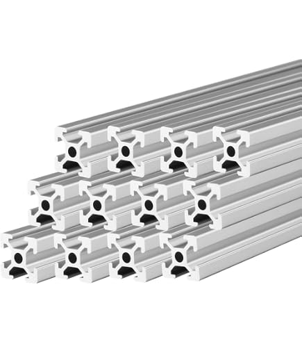 Produktbild von Aluminiumprofil 20x20 B-Typ Nut 6 – Silber Eloxiert, Leicht, 800 Mm Standardlänge Für Montagesysteme
