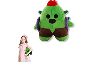 YongSral Brawl-Stars Peluche, Brawl-Stars Figuras, Brawl-Stars Muñecos, Brawl-Stars Plush Toy, Brawl-Stars Plush Doll, Brawl-Stars Plushies para Fans Niños, Adultos, Niños y Niñas (A)
