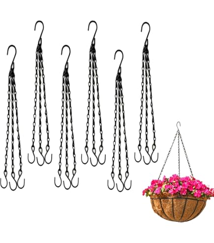 5 stuks plastic hangende mand ketting met haken bloem