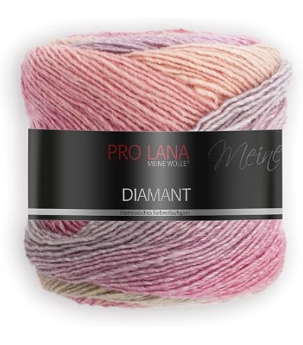 Pro Lana Diamant Color 83 - Farberlaufswolle 150g, 525m, Für Nadelstärke 3,5-4,5 Mm