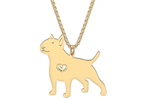 YAYAKO Edelstahl Golden Retriever Hundehalskette Kette Anhänger 18K Gold Halskette Hund Geschenke für Hundeliebhaber Frauen Mädchen