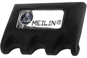 P Prettyia Rubber Portable 3-Cue Holder / 4-Cue Rack Pool Accessories - Black, for 3 Pool Cues