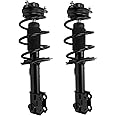 TRQ Front Strut & Coil Spring Assembly Set Driver & Passenger Sides Compatible with 13-16 Hyundai Genesis Coupe