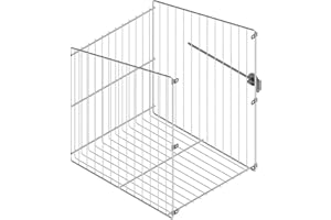 MENAGE CONFORT Cesto para Ropa Sucia abatible de Rejilla para Mueble de Cocina - Ancho Puerta 400mm