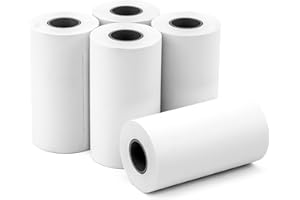 BOOPARTS - 5 rotoli di carta termica compatibile TESTO 0554 0568 per stampante a infrarossi testo 0554 0549-0572 0576-0554 0620 e 0554 0621 - carta termica di ricambio per stampante