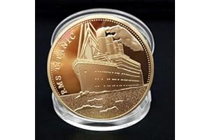 BYFRI 1pc Titanic Ship Moneta Commemorativa del Titanic Incident Raccogliere BTC Bitcoin Arte Gifts Home Decoration