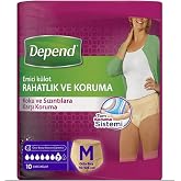 M Beden Kadın Emici K&uuml;lot 10 Lu