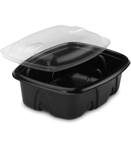 Lot De 100 Récipients Repas Réutilisables KURTT - 1000 Ml, Micro-ondes, Lave-vaisselle, Idéal Meal Prep