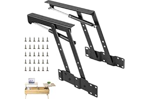 SWAWIS 2 sztuki sprężyn zawiasowych, skladane zawiasi hydrauliczne do łóżka, sprężynowe do stolika kawowego i biurka