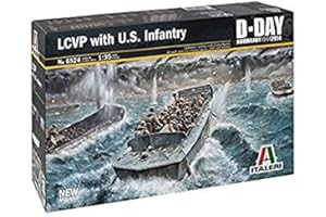 TAMIYA IT6524 6524S 1/35 LCVP w/US Infantry Model KIT, Unpainted, Arial Toys & Games Ltd329