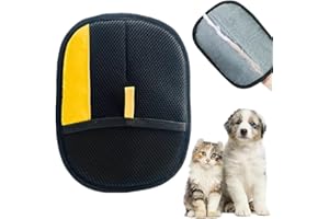 Gahwa Tierhaarentfernungshandschuh für Katzen & Hunde, Upgrade Tierhaarentferner Handschuh, Fell Magnet-Handschuh, Wiederverwendbarer Haarentferner Für Katzen Und Hunde (1 PCS)