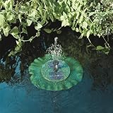 Teich-Wasserspiel Solar-Seerosenblatt-Fontäne