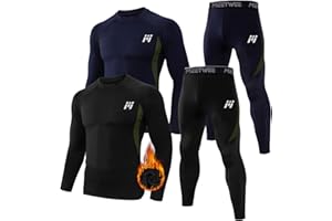 MEETWEE Zestawy termiczne męskie Mężczyźni Men Thermal Underwear Set (1 w zestawie)