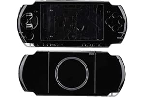 Kafuty PSP 3000 Housing Shell, PSP Ersatzteile mit Schraubendreher, Portable Anti Scratch Ersatz Housing Shell, Full Housing Console Spiel Shell, für PSP3000.(schwarz)