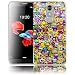 Produktbild thematys Passend für ZTE Blade A910 Emoji Smiley Silikon Schutz-Hülle weiche Tasche Cover Case Bumper Etui Flip Smartphone Handy Backcover Schutzhülle Handyhülle ZTE Blade A910