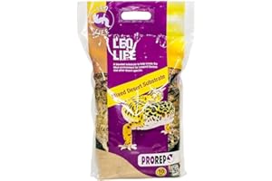 ProRep Leo Life Substrate 10L | Leopard Gecko Substrate | Mixed Desert Substrate | 10L Bag