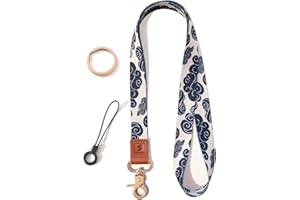 SENLLY Llavero Cordón de Cuello, Diseño de Patrones Originales Acollador Correa para el Llaves y Badge Id Tarjeta