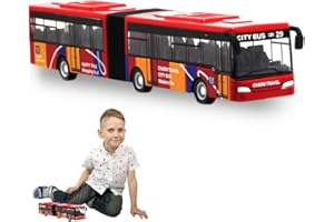 QYJMLH City Bus,Juguete de Autobús, Bus Coches Cars, autobús Colorido, Juguetes para Modelos de automóviles, para Invitados (18.5 * 3 CM)