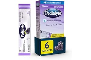 Pedialyte Large Powder Packs, Grape, 3.6 OZ, 6 Count