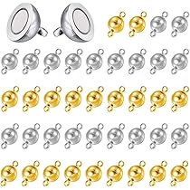 AOZUO 10 stuks magnetische sluiting kettingverlenging, goud zilver kettingverlenging verstelbare kettingverlengingen voor ketting armband sieraden sieraden accessoires (5 goud 5 zilver