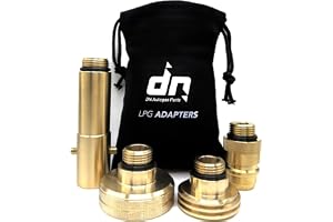 Gomet LPG GPL autogas Safefill Tank påfyllningsadapter set M22 för alla Europa ACME DISH EURONOZZLE BAYONET med väska