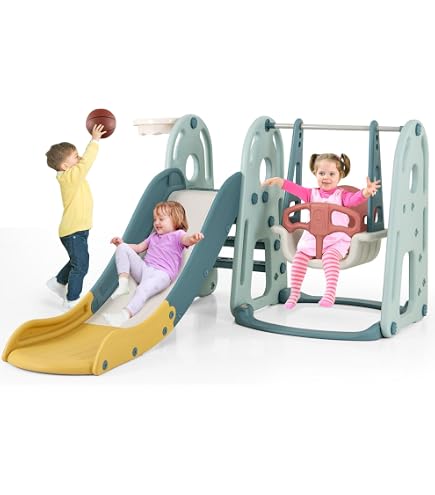 Northio Rutsche 4-in-1 Kinderrutsche Mit Schaukel,  Produktbild-Vorschau 7