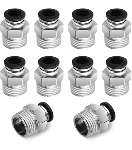 Raccord Pneumatique Coudé Auto Pour Tube 10 Mm OD (3/8 Pouce) - Neuf, Origine Chine