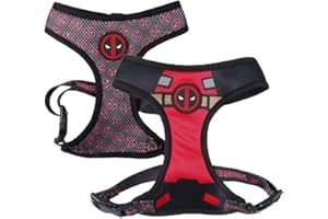 CERDÁ LIFE'S LITTLE MOMENTS - Dla fanów zwierząt domowych | Szelki dla psów Deadpool S-M - Oficjalna licencja Disney Marvel®