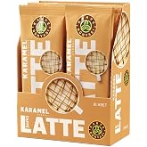 KAHVE DUNYASI D&uuml;nyası &Ouml;zel Seri Sıcak Karamel Aromalı Caffe Latte, 10'lu