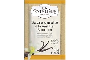 LA PATELIERE Sucre vanillé Naturel à la Vanille Bourbon 5 x 7,5 g