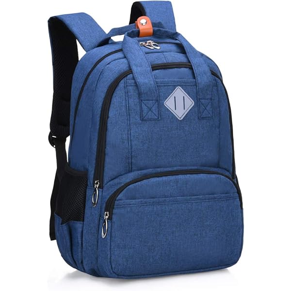 VASCHY Schoolrugzak voor Jongens en Meisjes - Kinderrugzak - Rugzak voor Kinderen - Tas, Blauwe Haai, Requin Bleu, Dagrugzak